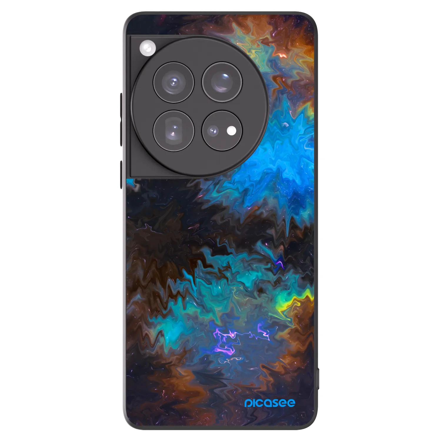 Picasee crna silikonska maskica za OnePlus 12 5G - Space