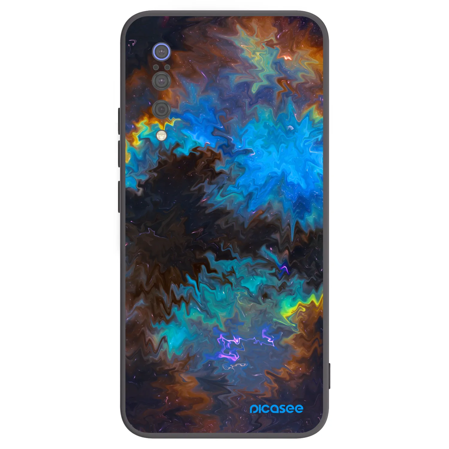 Picasee crna silikonska maskica za Xiaomi Mi 9 - Space