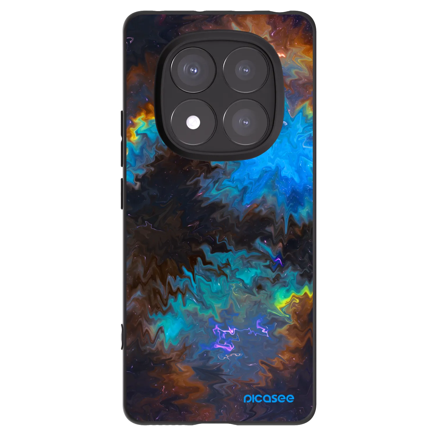 Picasee crna silikonska maskica za Xiaomi Redmi Note 14 Pro+ 5G - Space