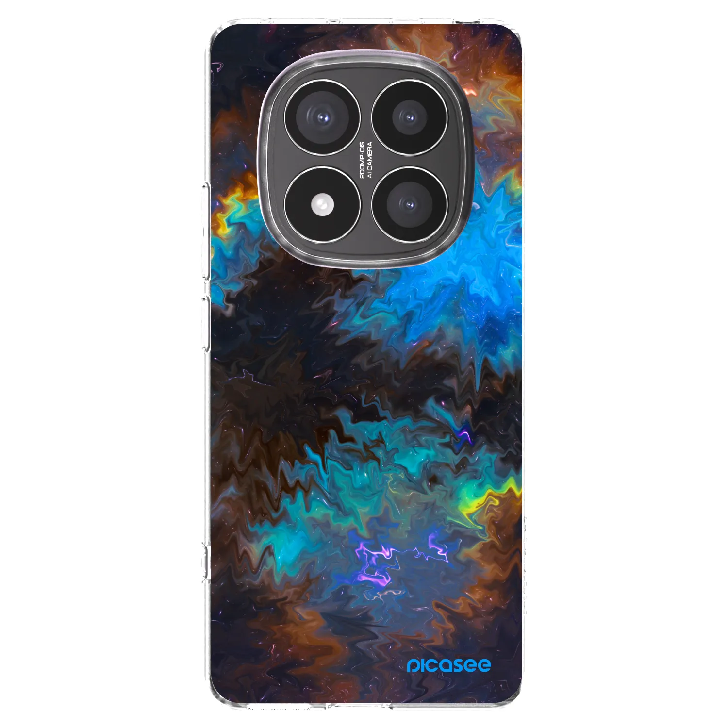 Picasee silikonska prozirna maskica za Xiaomi Redmi Note 14 Pro+ 5G - Space