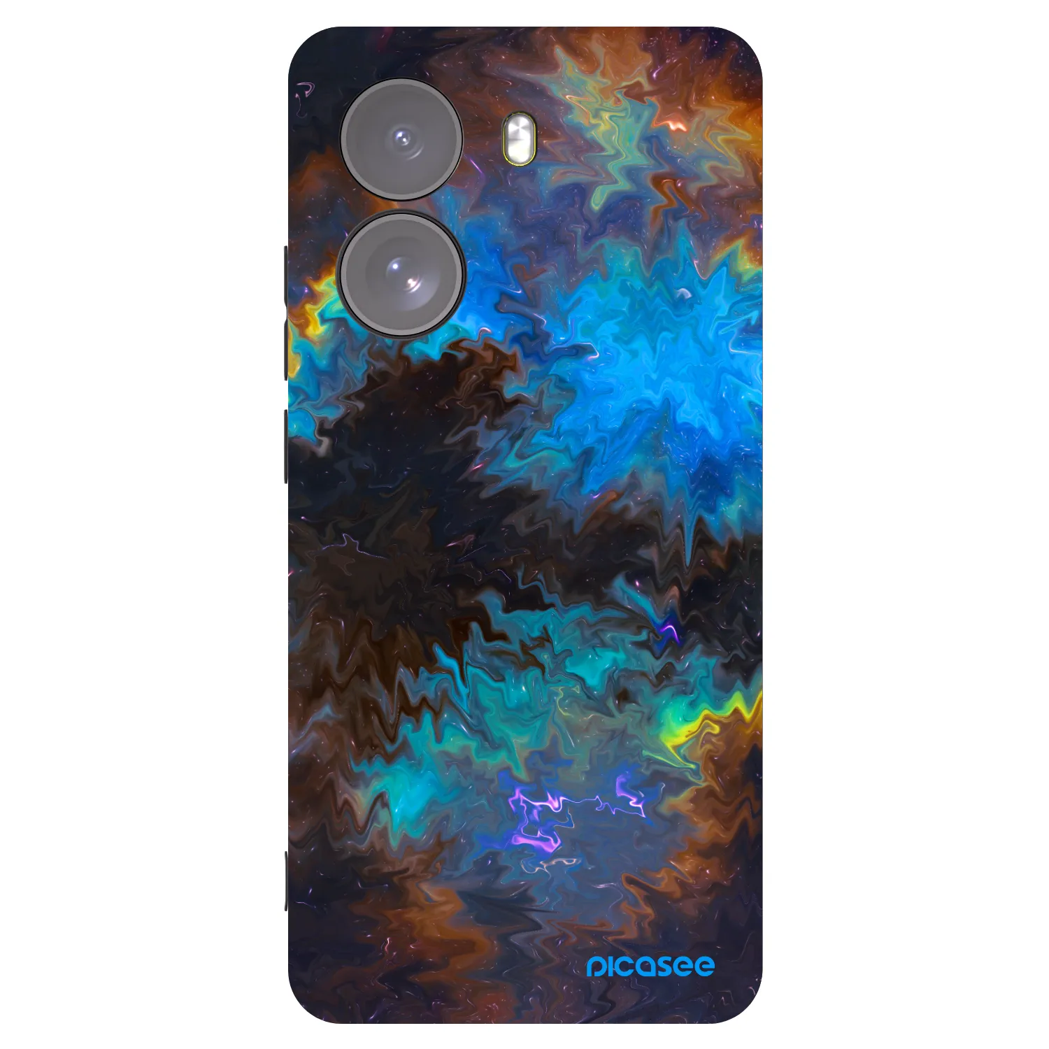 Picasee crna silikonska maskica za Xiaomi Poco X7 - Space