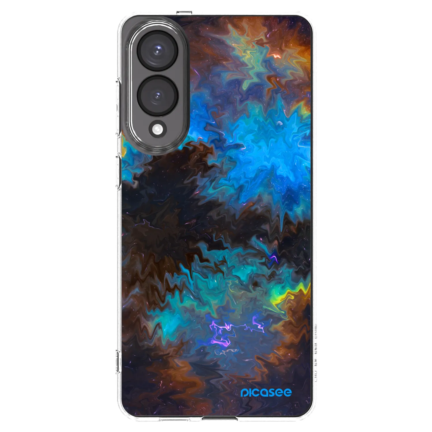 Picasee silikonska prozirna maskica za Samsung Galaxy S25 Edge 5G - Space