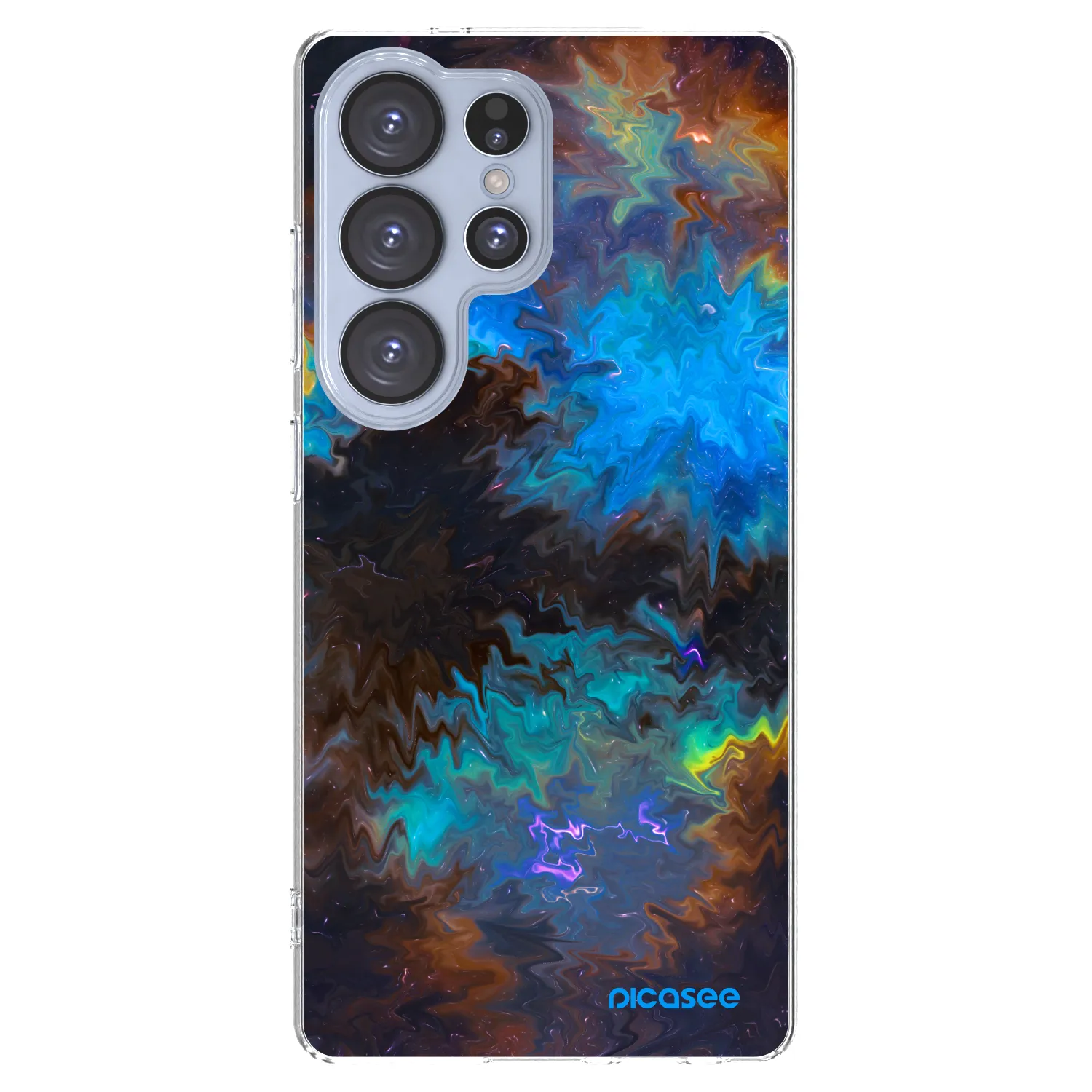 Picasee silikonska prozirna maskica za Samsung Galaxy S25 Ultra 5G - Space