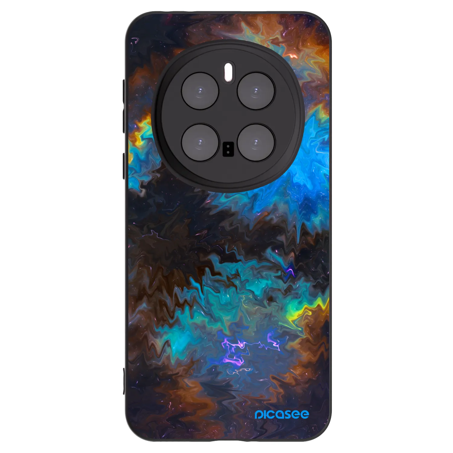 Picasee crna silikonska maskica za Honor Magic7 Pro 5G - Space