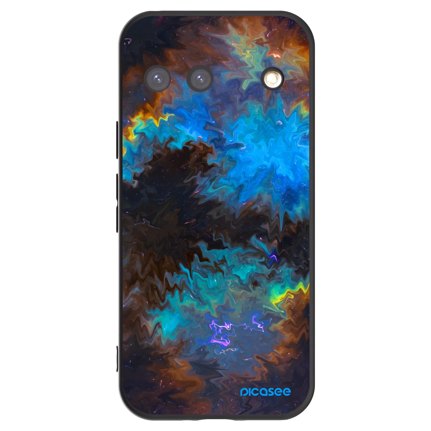 Picasee crna silikonska maskica za Google Pixel 9 - Space