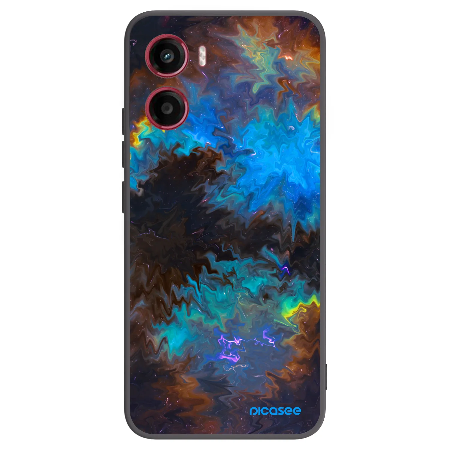 Picasee crna silikonska maskica za Motorola Moto G05 - Space