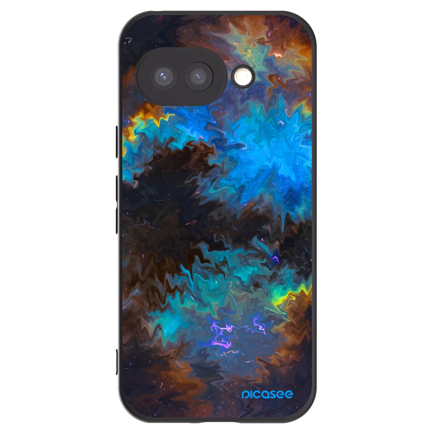 Picasee crna silikonska maskica za Google Pixel 9a - Space