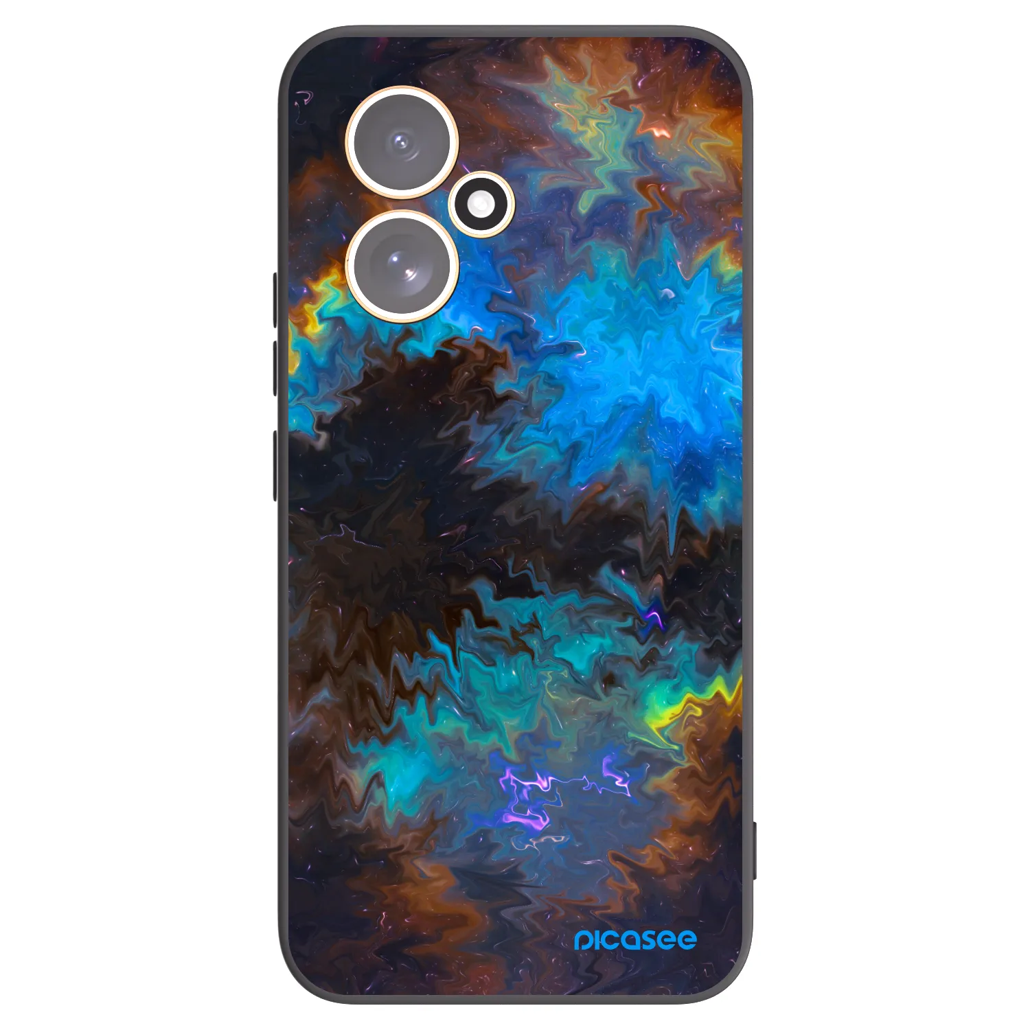 Picasee crna silikonska maskica za Honor 400 5G - Space