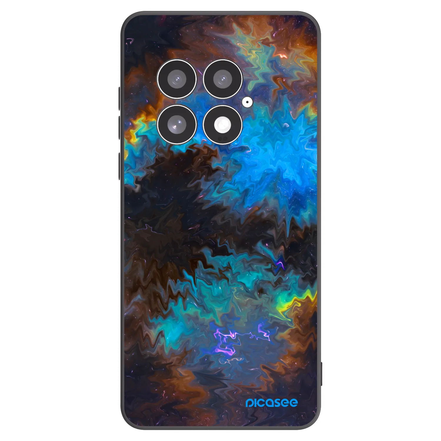 Picasee crna silikonska maskica za OnePlus 13 5G - Space