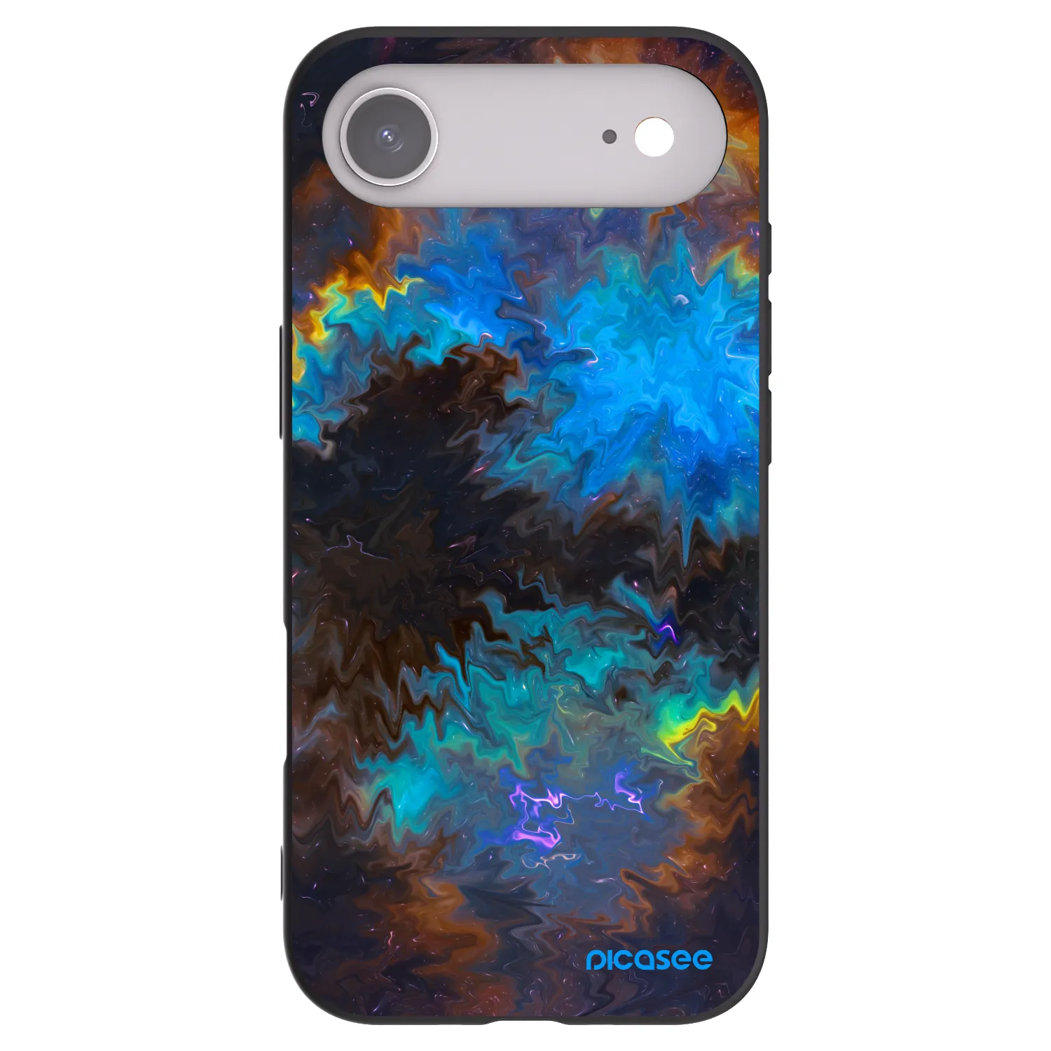 Picasee crna silikonska maskica za Apple iPhone Air - Space