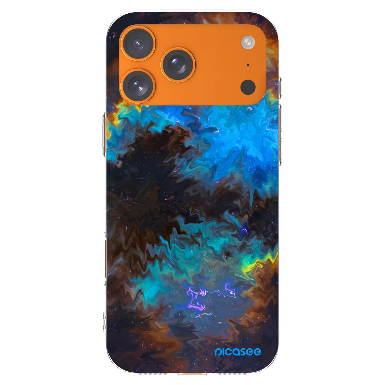 Picasee silikonska prozirna maskica za Apple iPhone 17 Pro Max - Space