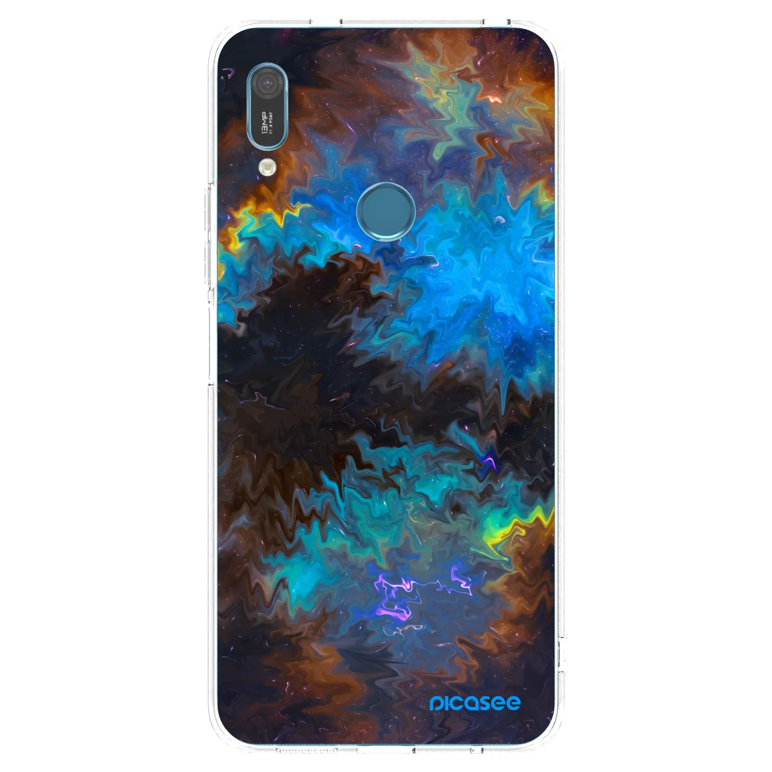 Picasee silikonska prozirna maskica za Huawei Y6 2019 - Space