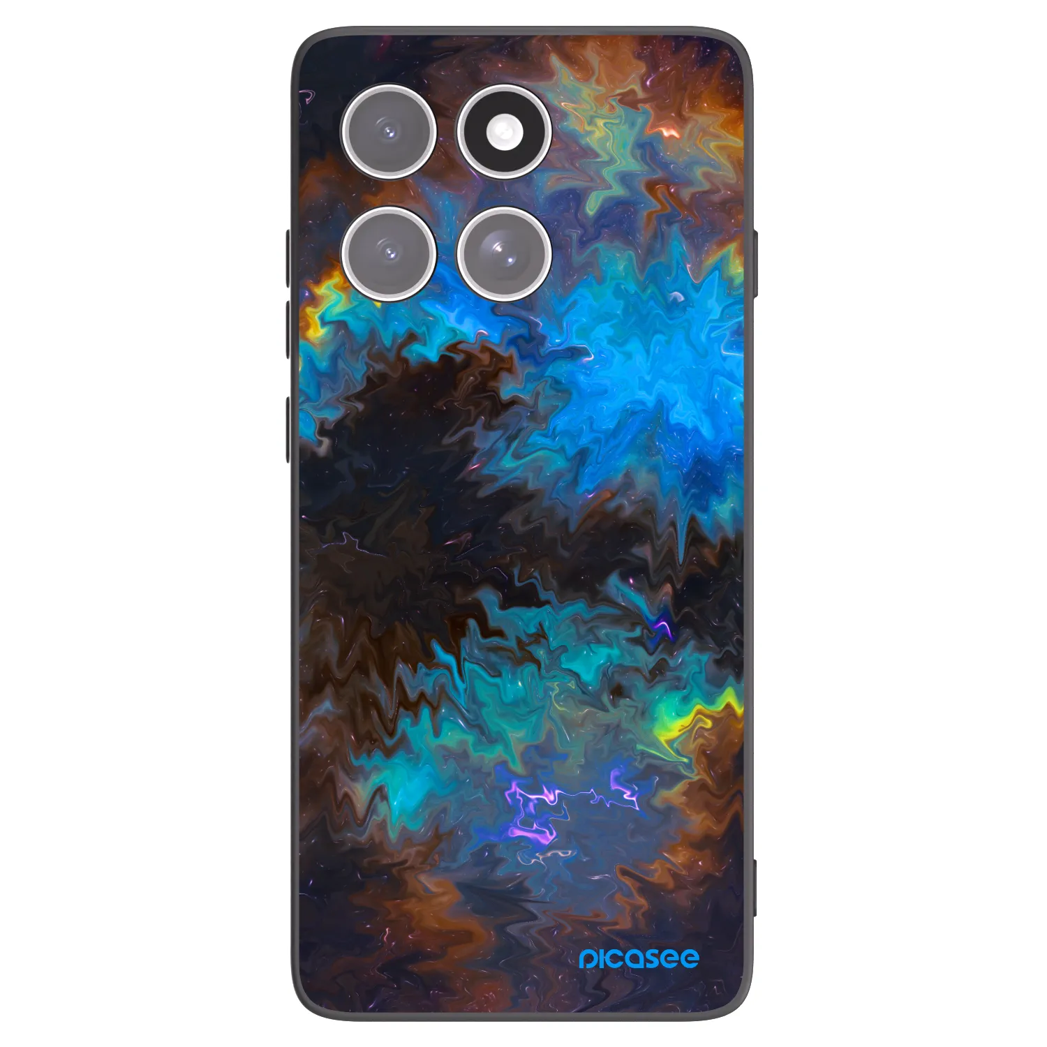Picasee crna silikonska maskica za Motorola Edge 60 Pro - Space