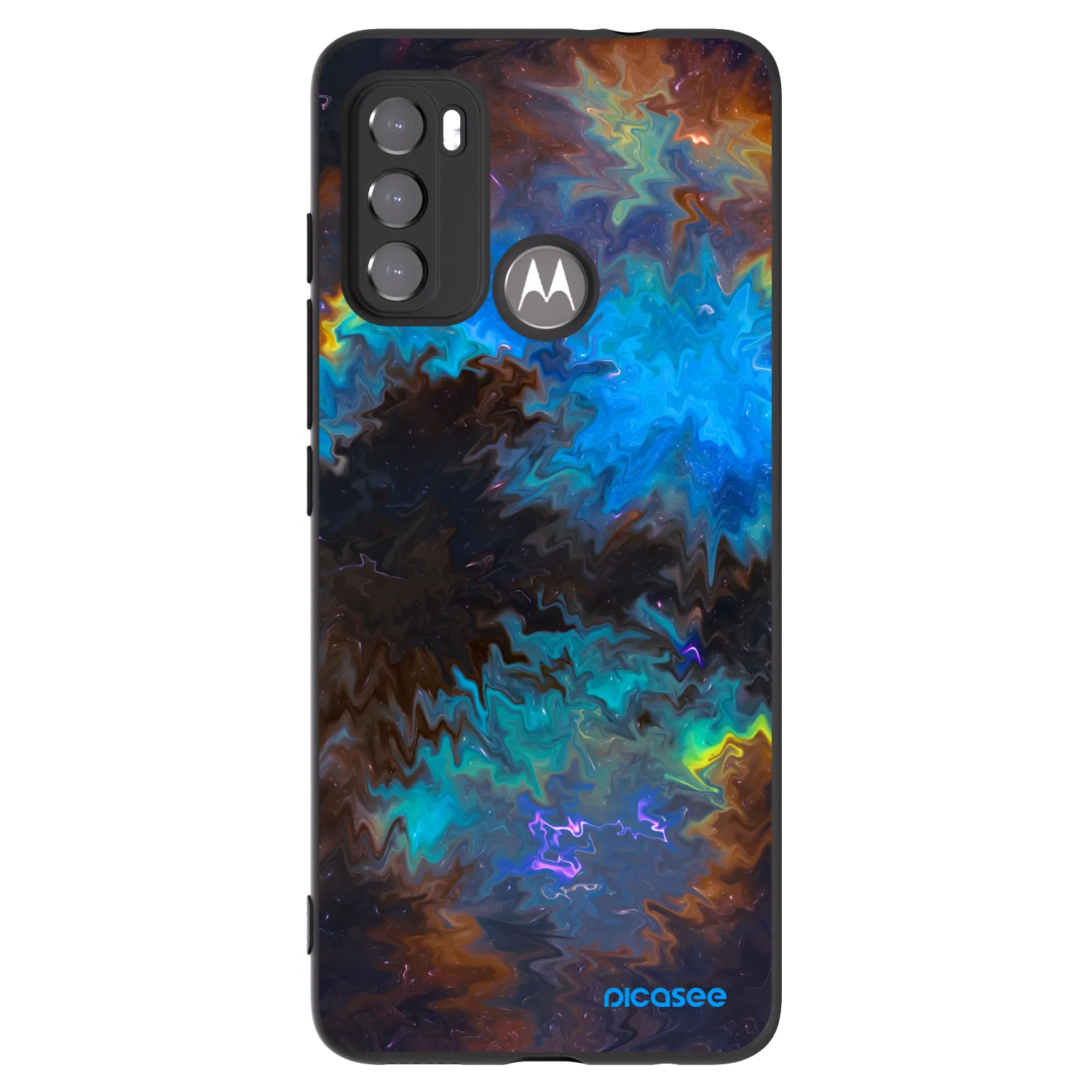 Picasee crna silikonska maskica za Motorola Edge 60 5G - Space