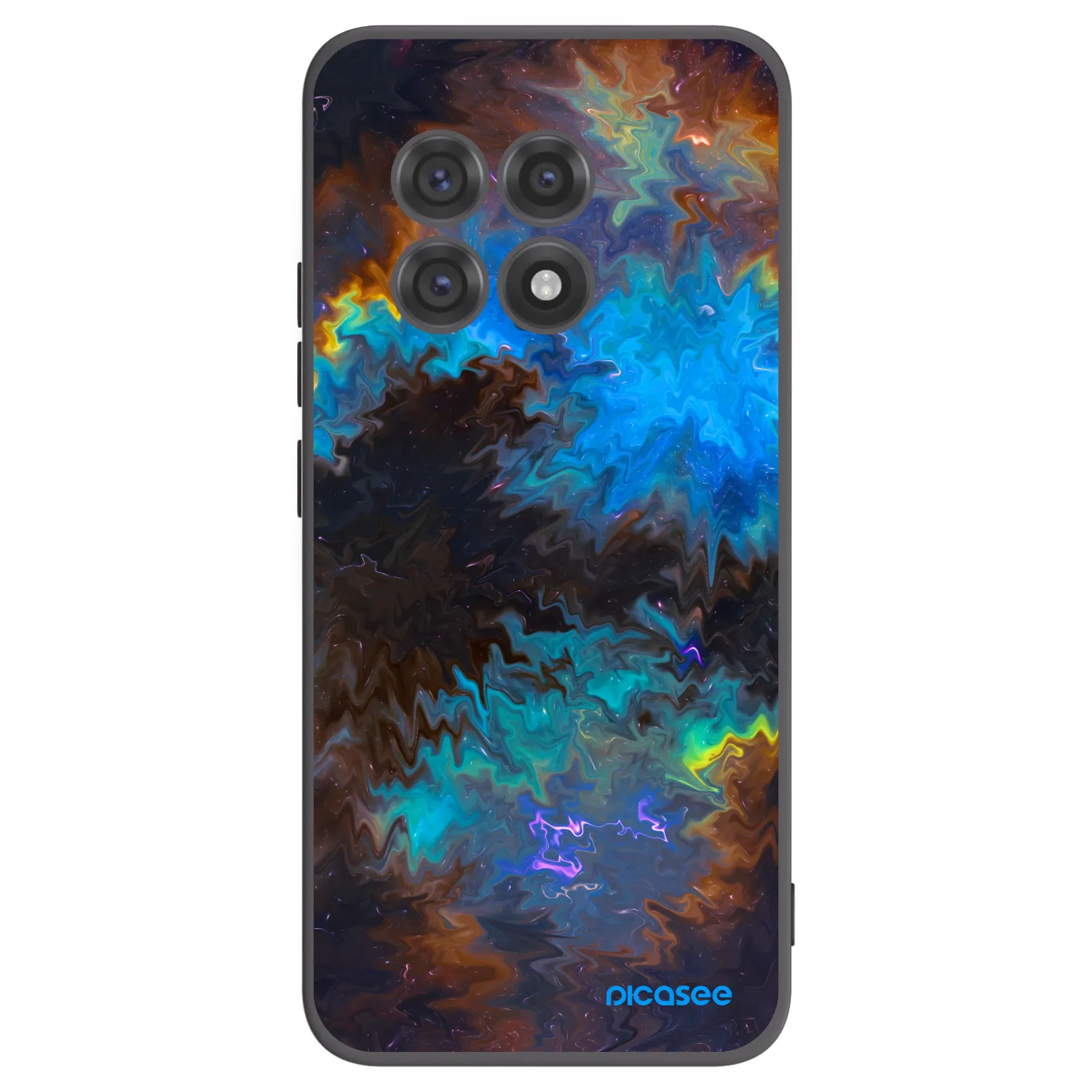 Picasee crna silikonska maskica za OnePlus 13R 5G - Space