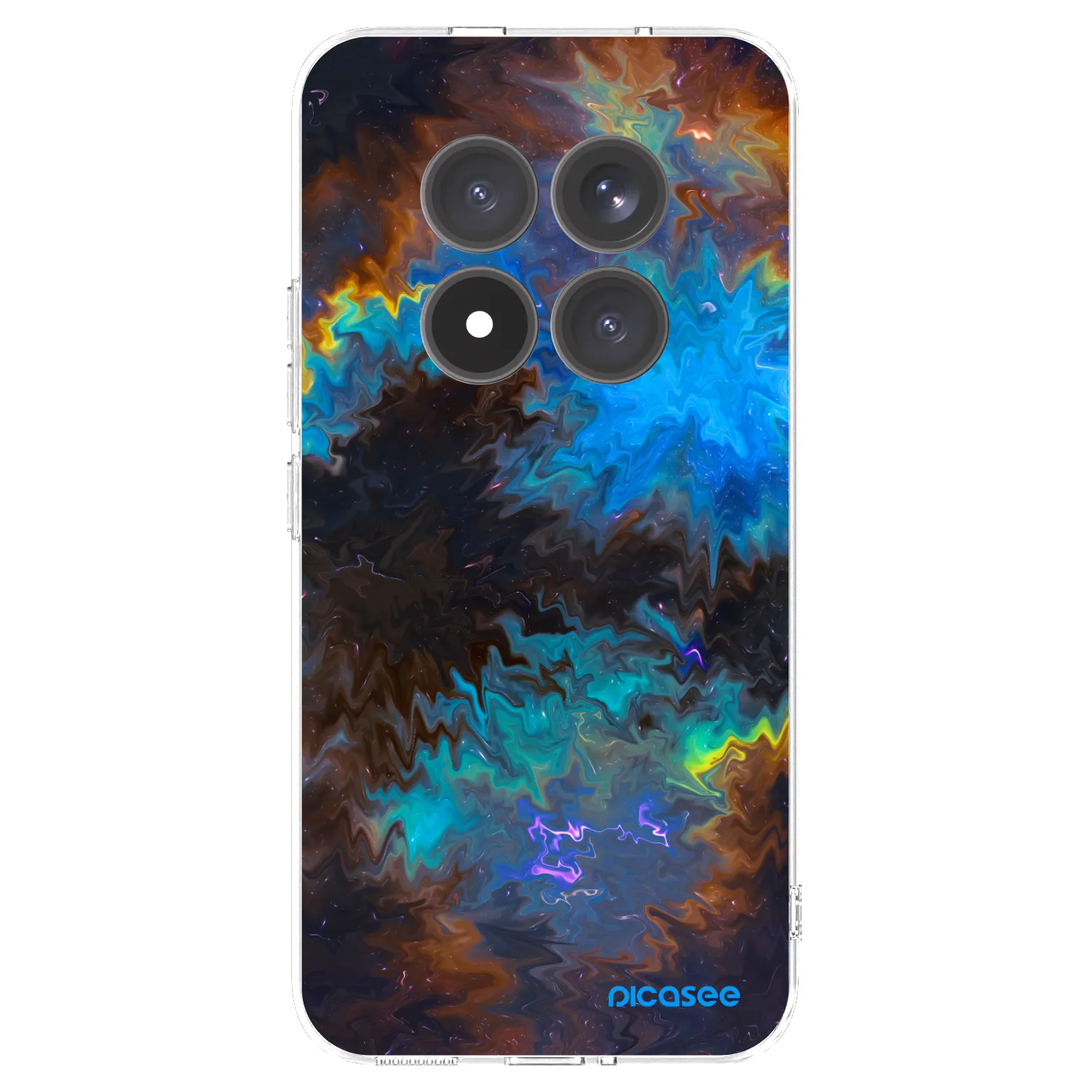 Picasee silikonska prozirna maskica za Xiaomi Redmi Note 15 Pro+ - Space
