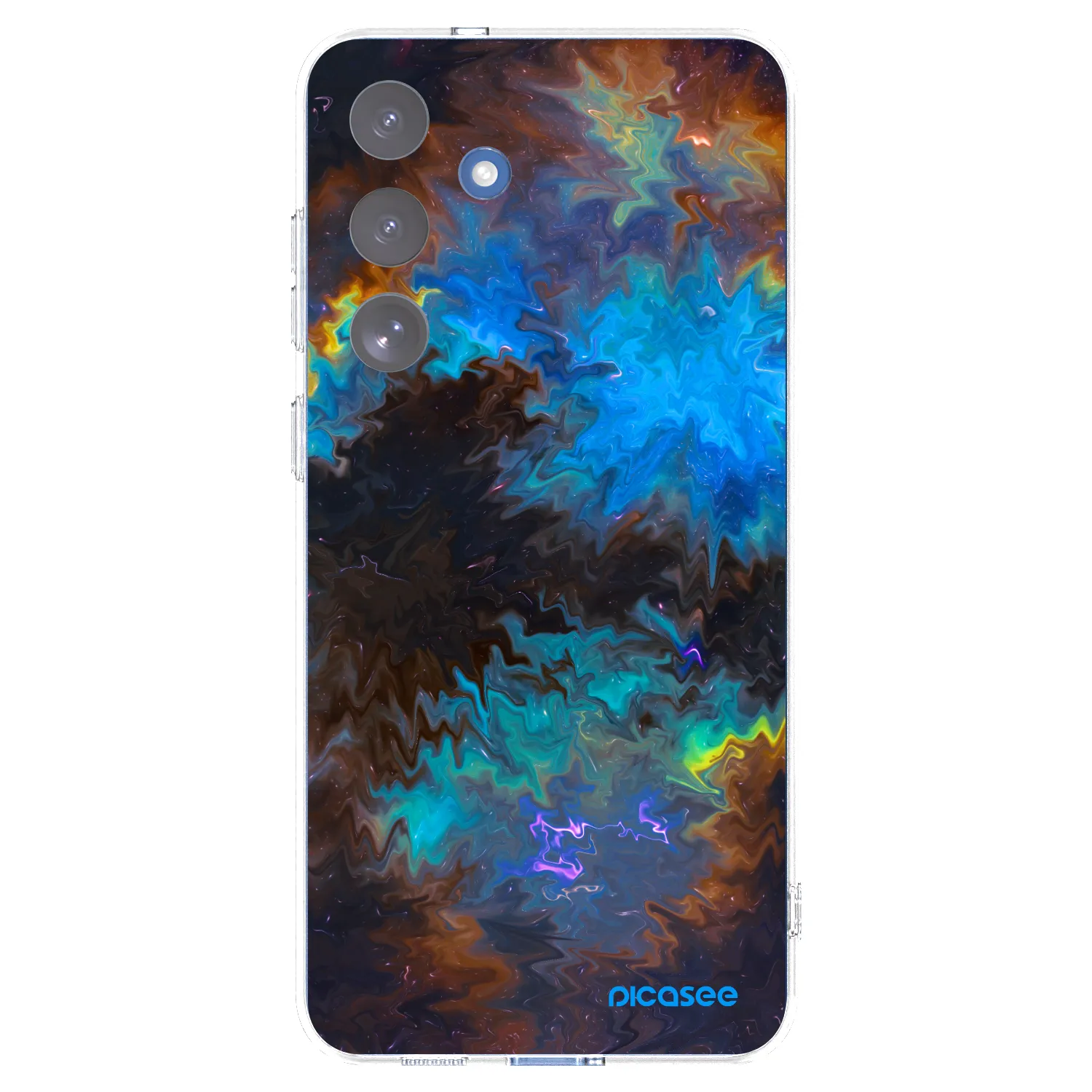 Picasee silikonska prozirna maskica za Samsung Galaxy S25 FE 5G - Space