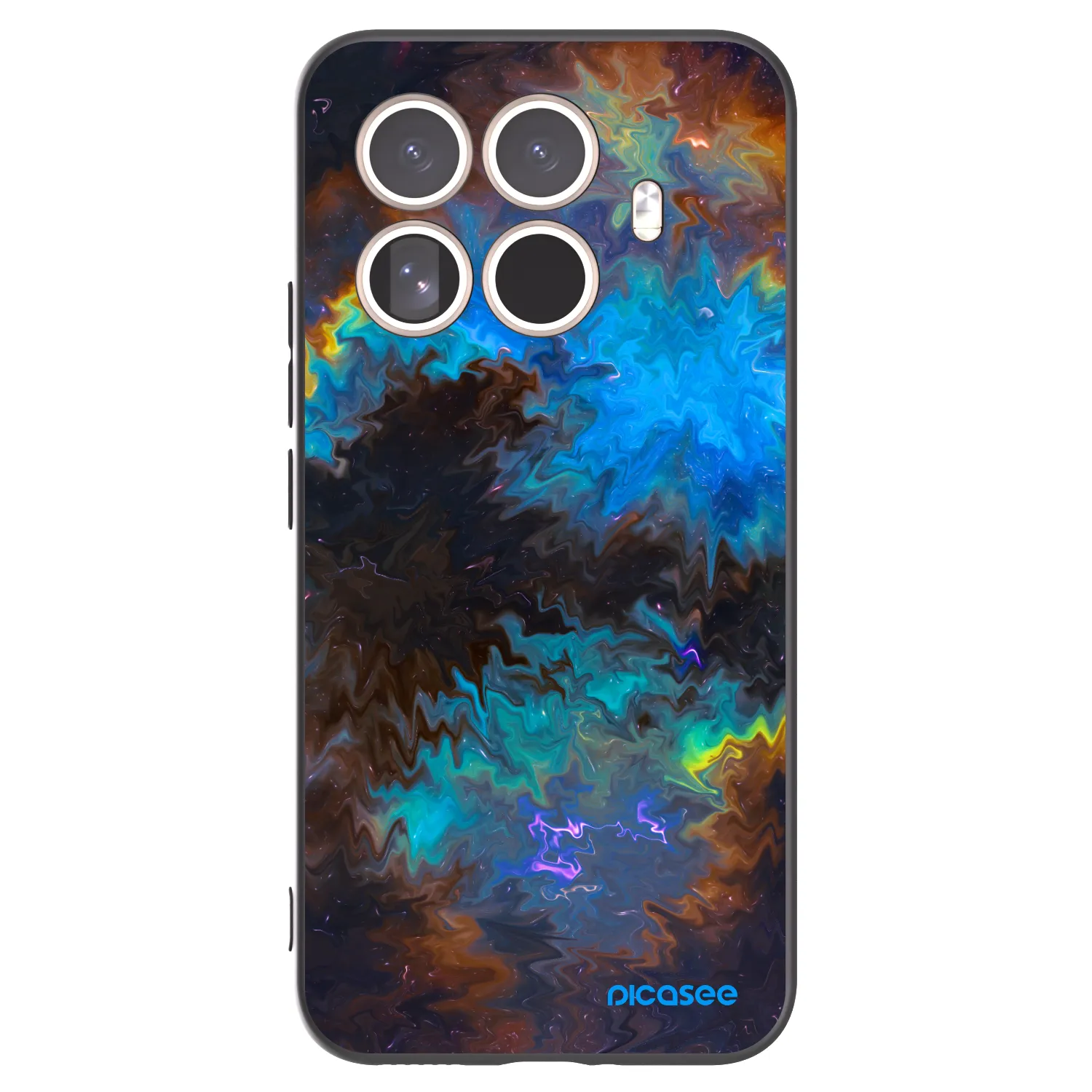 Picasee crna silikonska maskica za Xiaomi 15T Pro - Space