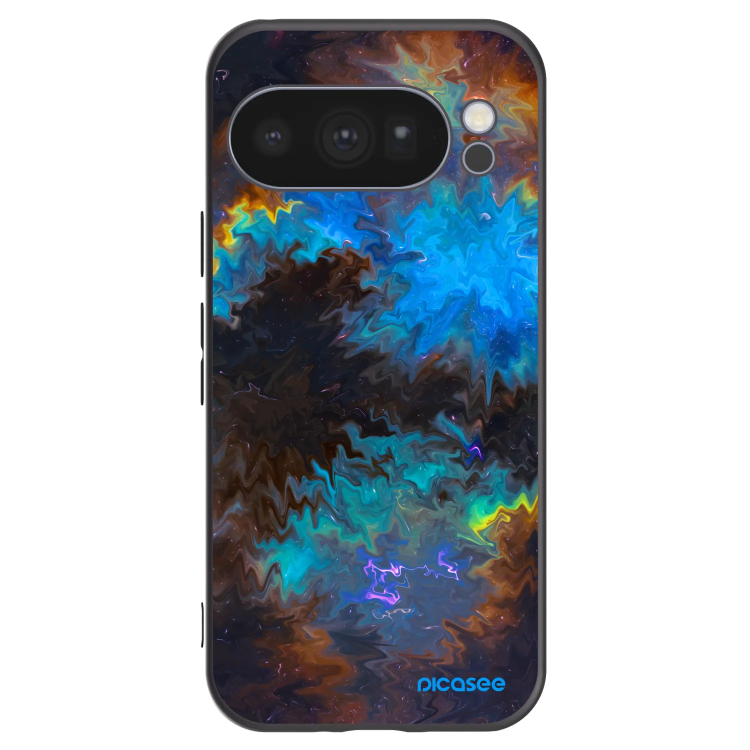 Picasee crna silikonska maskica za Google Pixel 10 Pro - Space