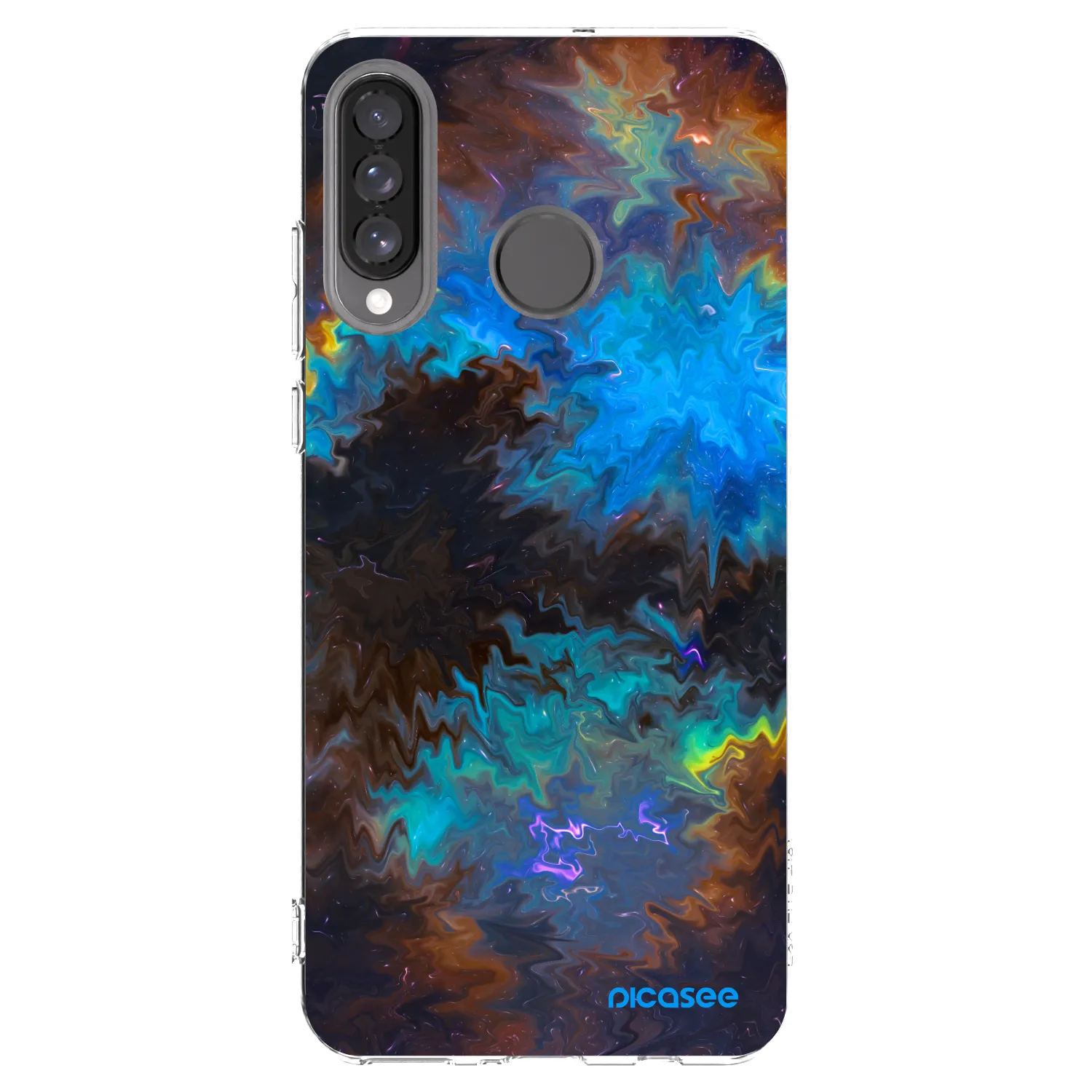 Picasee silikonska prozirna maskica za Huawei P30 Lite - Space