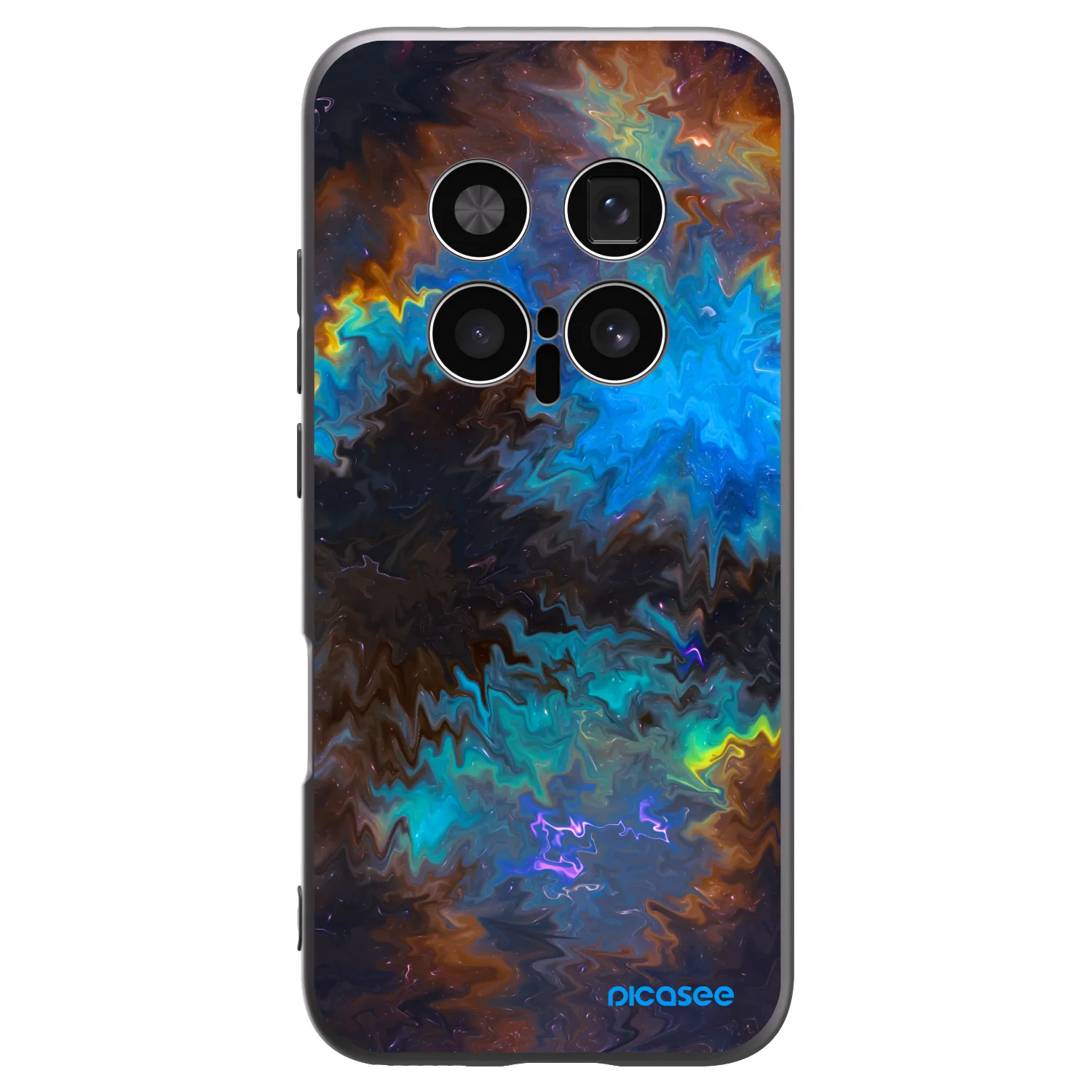 Picasee crna silikonska maskica za Honor Magic8 Pro 5G - Space