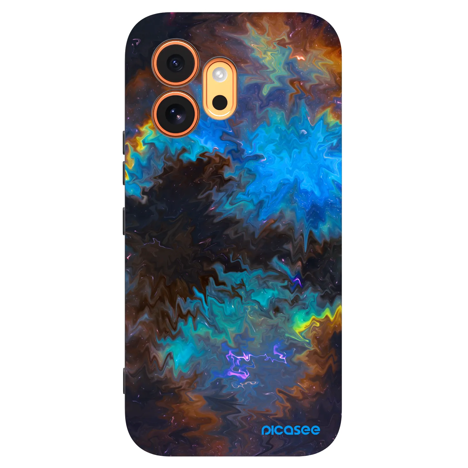 Picasee crna silikonska maskica za Honor 600 - Space