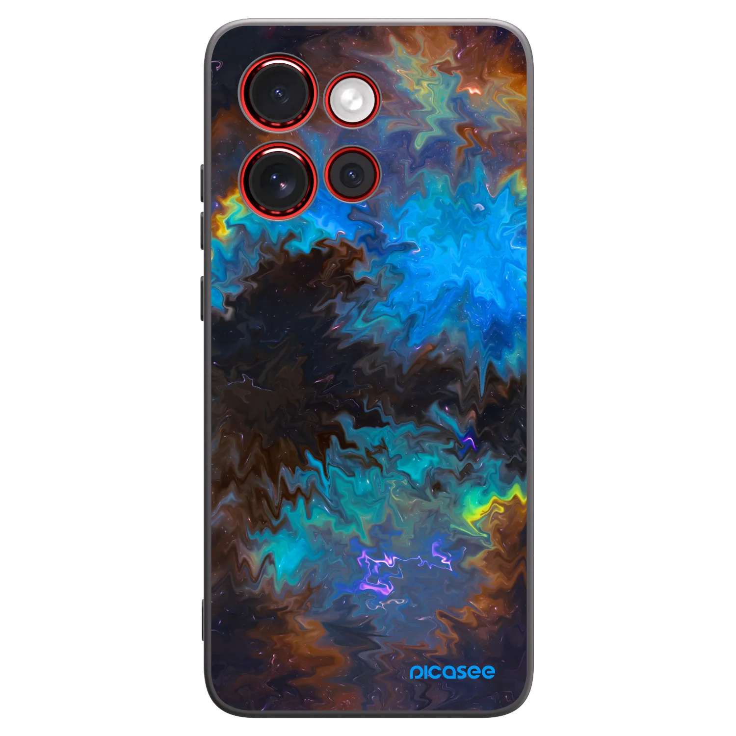 Picasee crna silikonska maskica za Motorola Edge 60 Neo 5G - Space