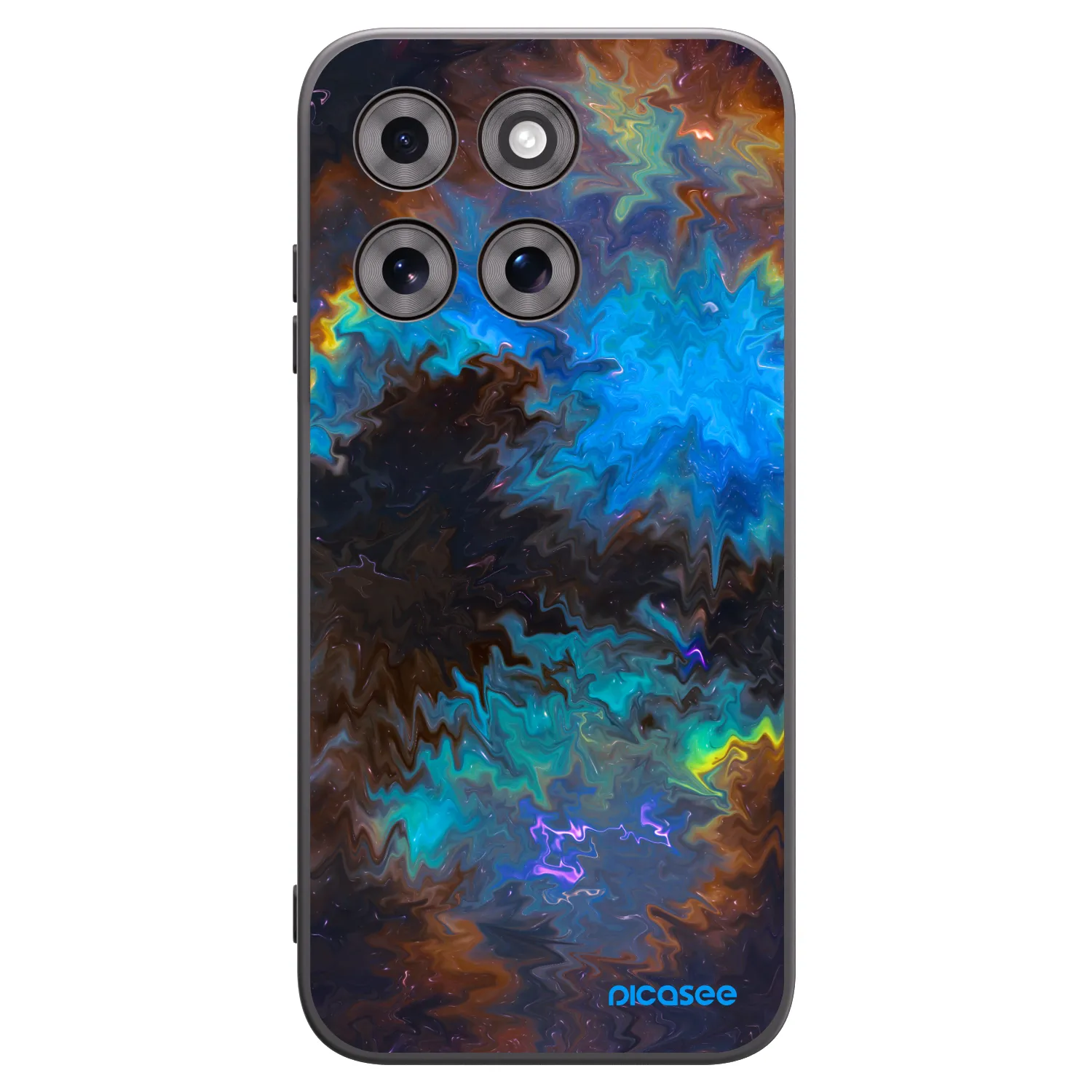Picasee crna silikonska maskica za Motorola Moto G77 - Space