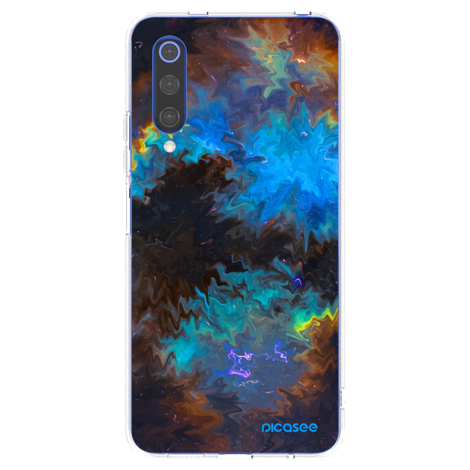 Picasee silikonska prozirna maskica za Xiaomi Mi 9 SE - Space