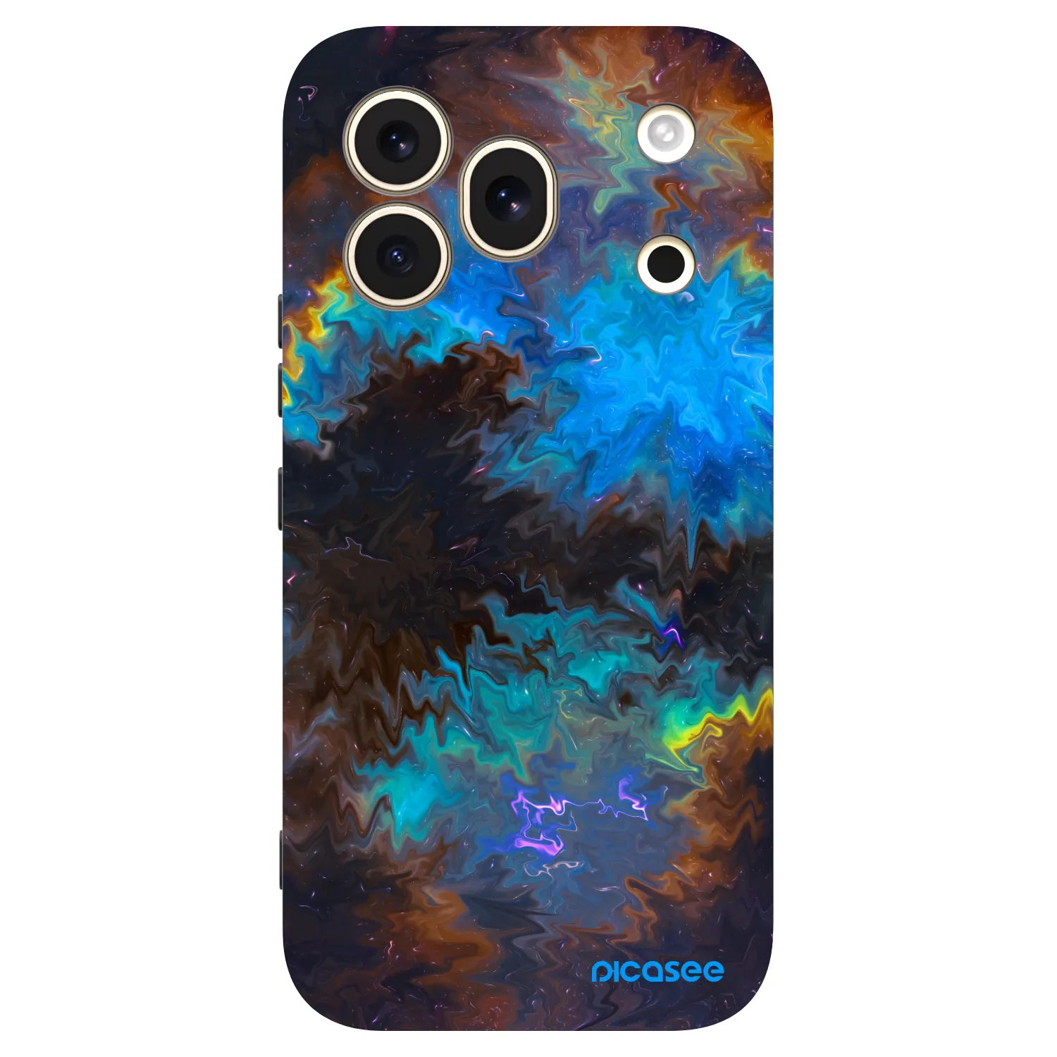 Picasee crna silikonska maskica za Honor 600 Pro - Space