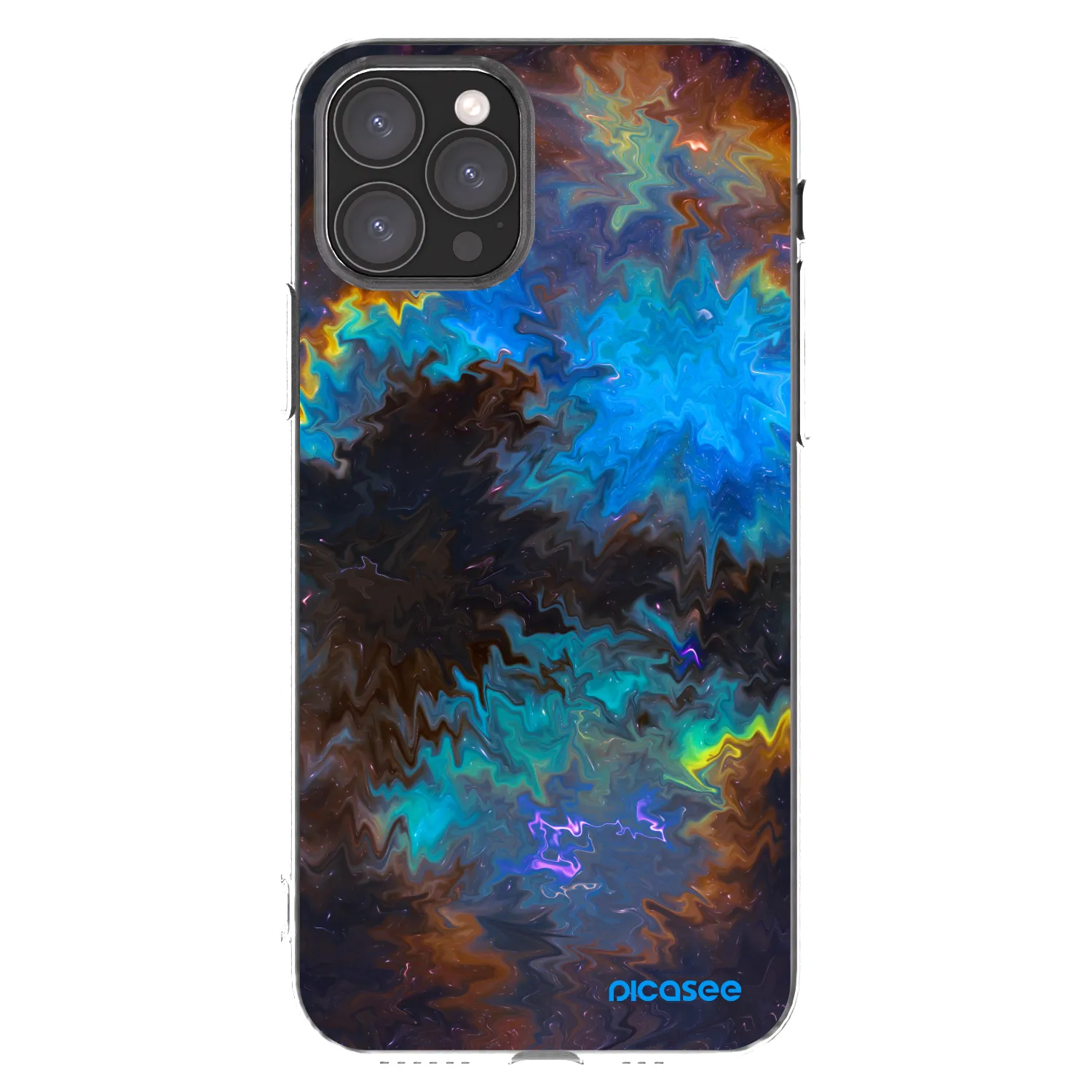 Picasee silikonska prozirna maskica za Apple iPhone 11 Pro - Space