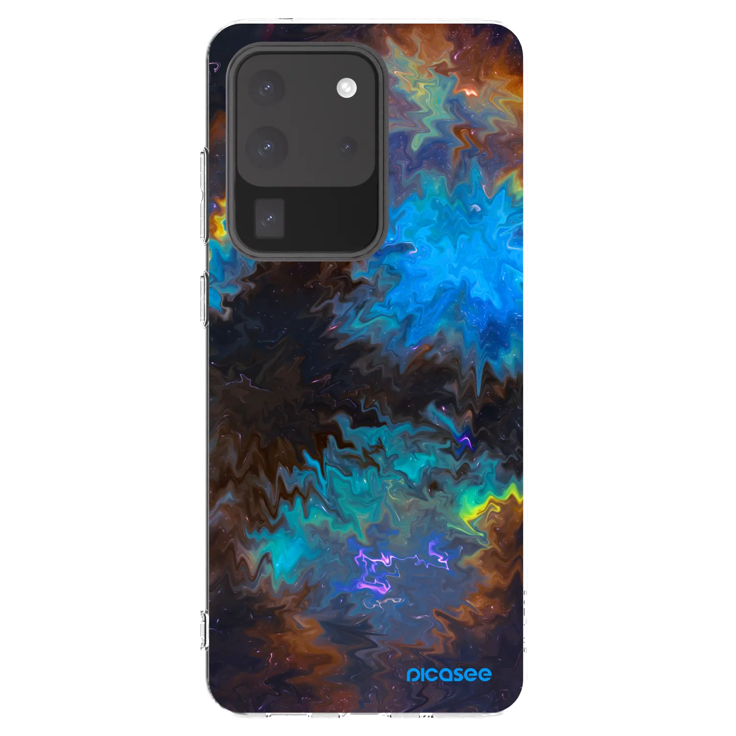 Picasee silikonska prozirna maskica za Samsung Galaxy S20 Ultra 5G G988F - Space