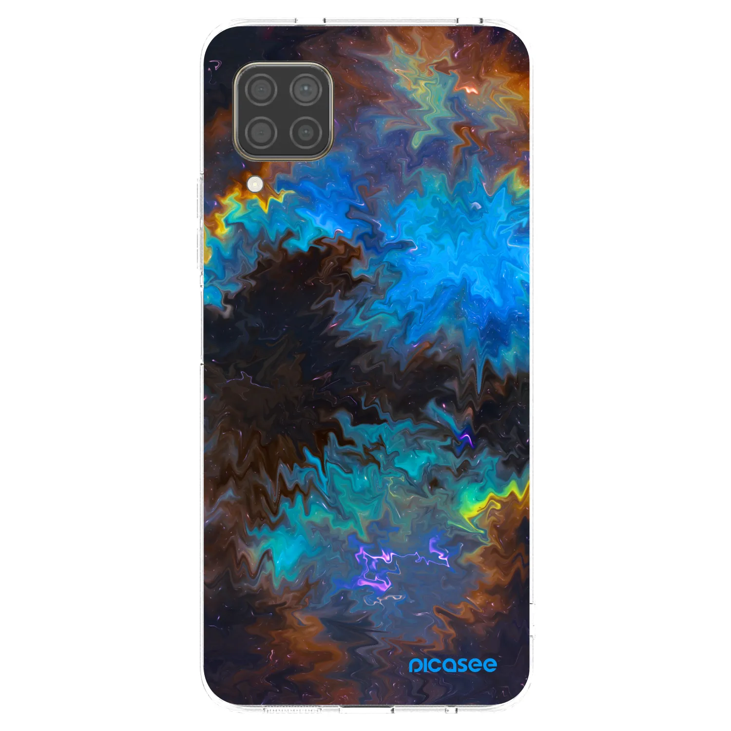 Picasee silikonska prozirna maskica za Huawei P40 Lite - Space