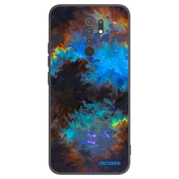 Picasee crna silikonska maskica za Xiaomi Redmi 9 - Space