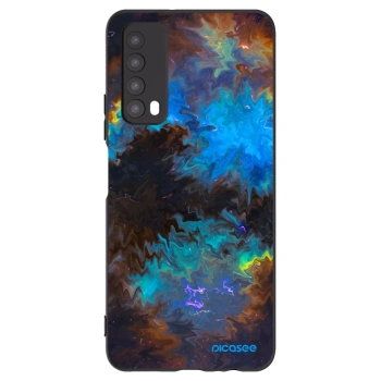Picasee crna silikonska maskica za Huawei P Smart 2021 - Space