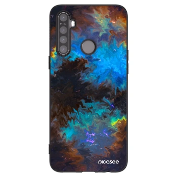 Picasee crna silikonska maskica za Realme 5 - Space