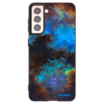 Picasee crna silikonska maskica za Samsung Galaxy S21 5G G991B - Space