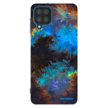 Picasee silikonska prozirna maskica za Samsung Galaxy A12 A125F - Space