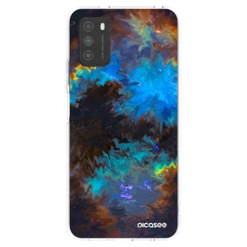 Picasee silikonska prozirna maskica za Xiaomi Poco M3 - Space