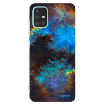 Picasee silikonska prozirna maskica za Samsung Galaxy M31s - Space