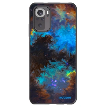 Picasee crna silikonska maskica za Xiaomi Redmi Note 10 - Space