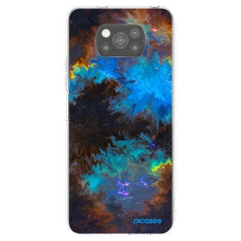 Picasee crna silikonska maskica za Xiaomi Poco X3 Pro - Space
