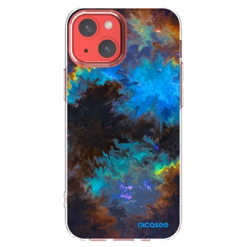 Picasee silikonska prozirna maskica za Apple iPhone 13 mini - Space