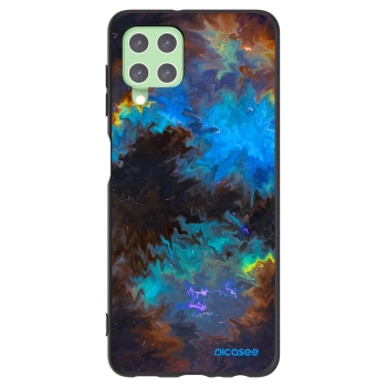 Picasee crna silikonska maskica za Samsung Galaxy A22 A225F 4G - Space