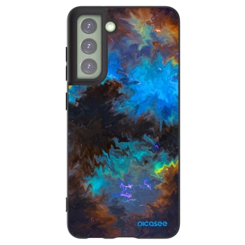 Picasee crna silikonska maskica za Samsung Galaxy S21 FE 5G - Space