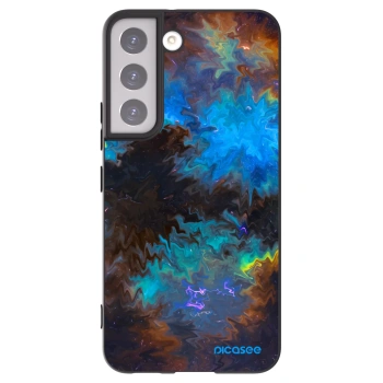 Picasee crna silikonska maskica za Samsung Galaxy S22 5G - Space
