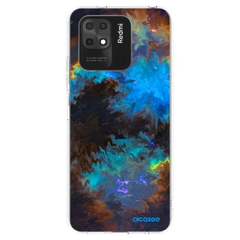 Picasee silikonska prozirna maskica za Xiaomi Redmi 10C - Space