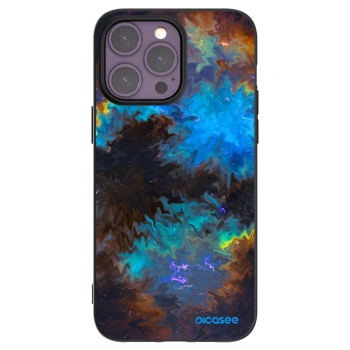 Picasee crna silikonska maskica za Apple iPhone 14 Pro Max - Space