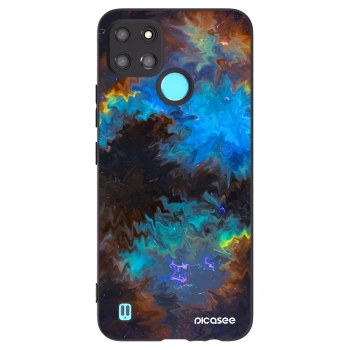 Picasee crna silikonska maskica za Realme C21Y - Space