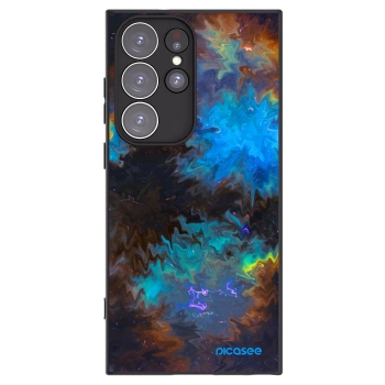 Picasee crna silikonska maskica za Samsung Galaxy S23 Ultra 5G - Space